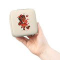 "Luv", The Ladybug with Hearts Jewelry Travel Case | Compact Portable Box