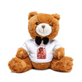 "Happy Valentine's Day!" Retro Cute Teddy Bear Plush — Funny Graphic Tee